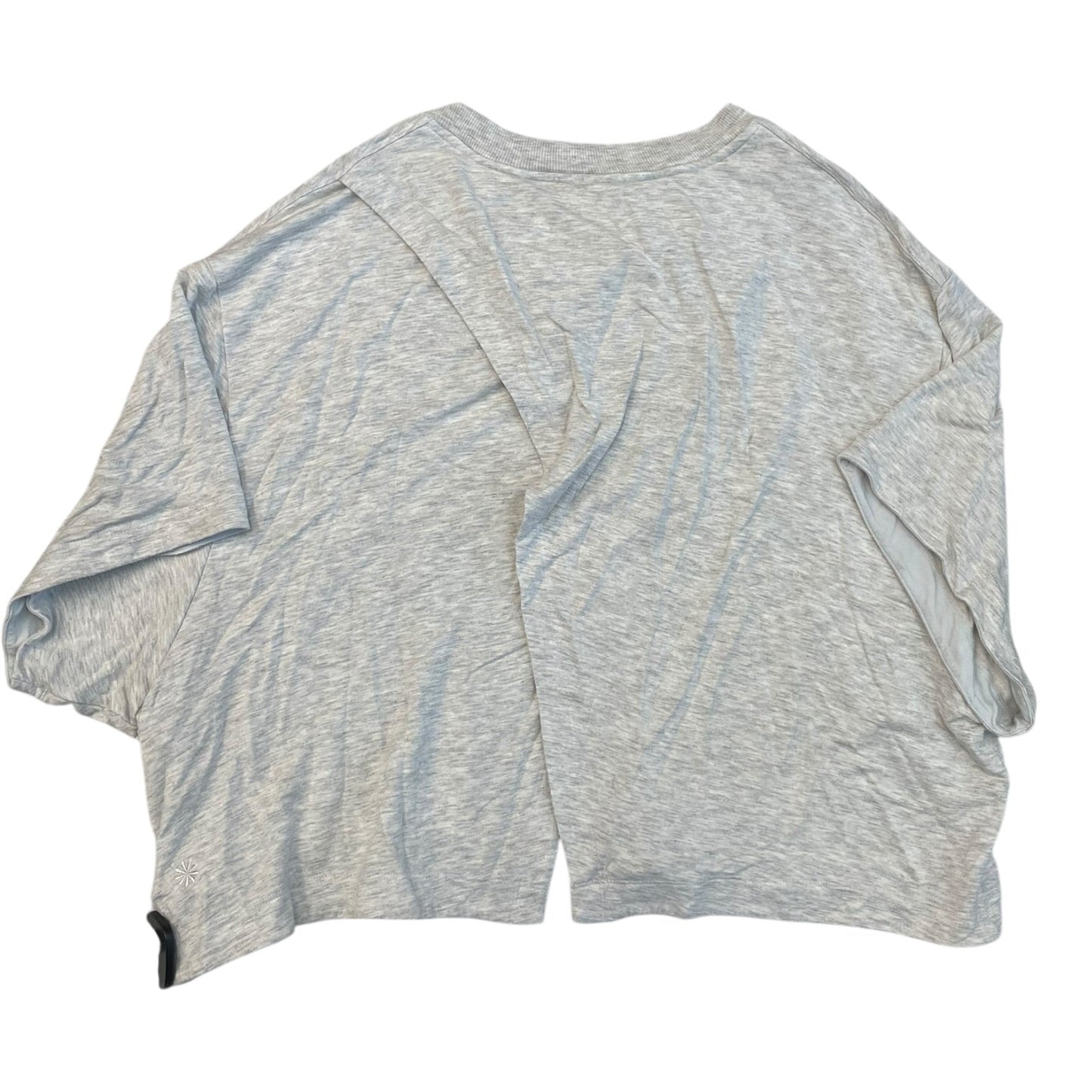 Athletic Top Ss By Athleta In Grey, Size:2X