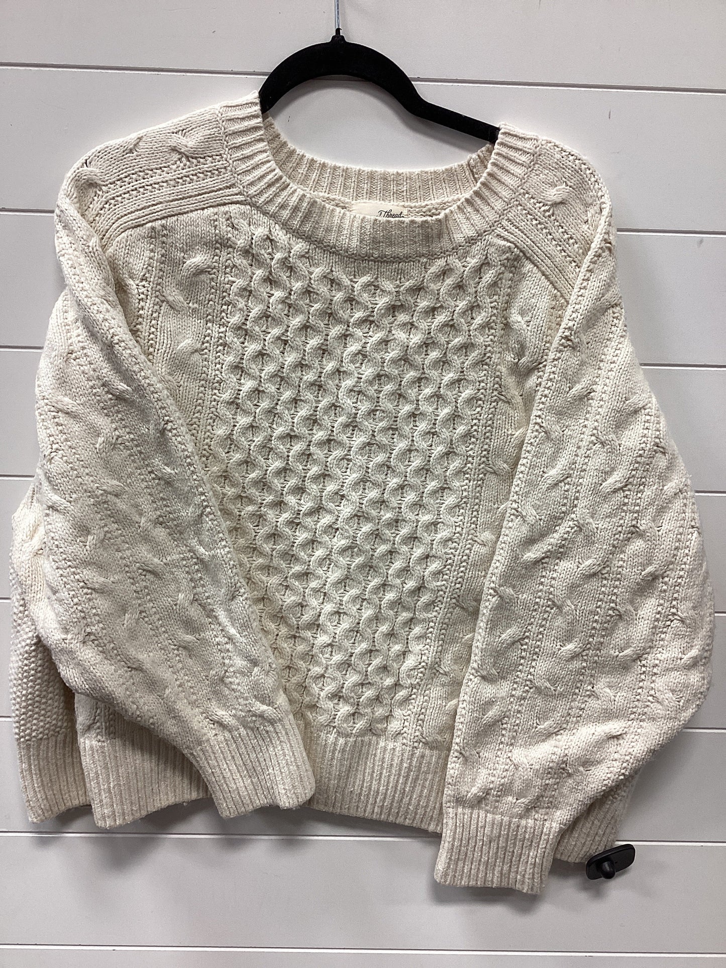 Sweater By Universal Thread In Cream, Size:1X