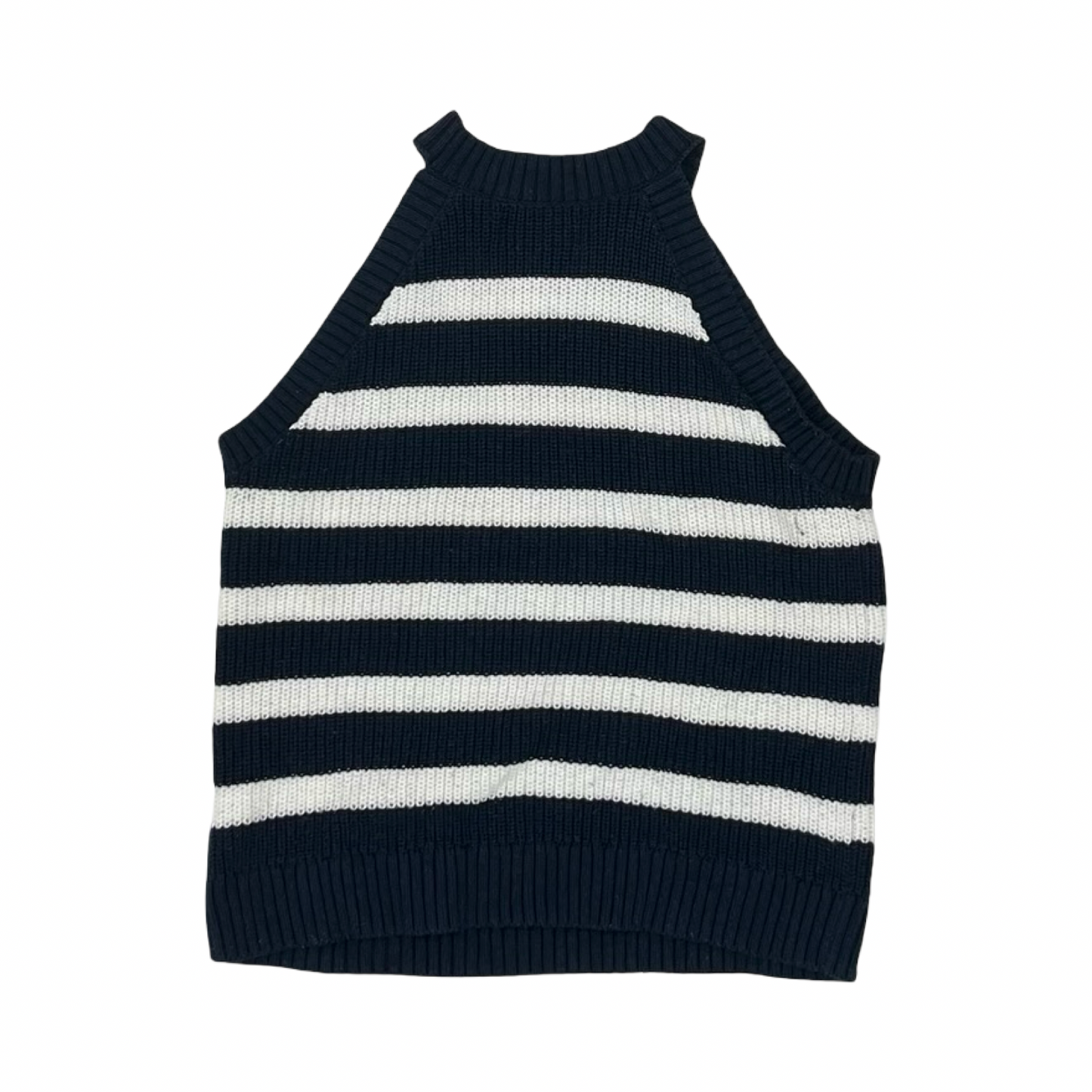 Top Sleeveless By Old Navy In Blue & White, Size:S