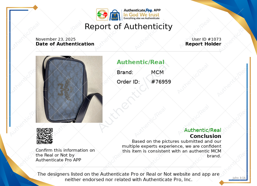 Crossbody Luxury Designer By Mcm In Blue, Size:Medium