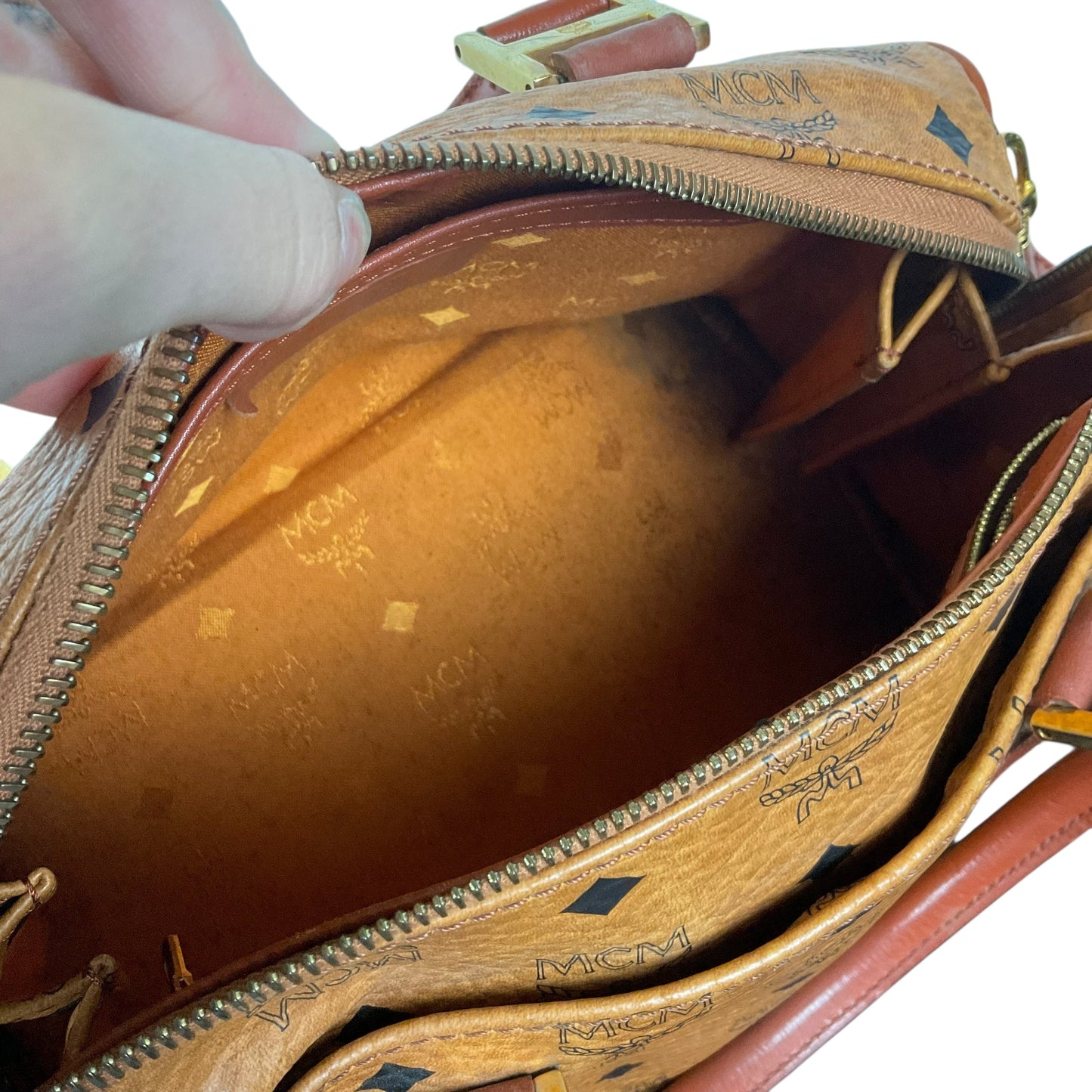 Crossbody Luxury Designer By Mcm, Size: Small