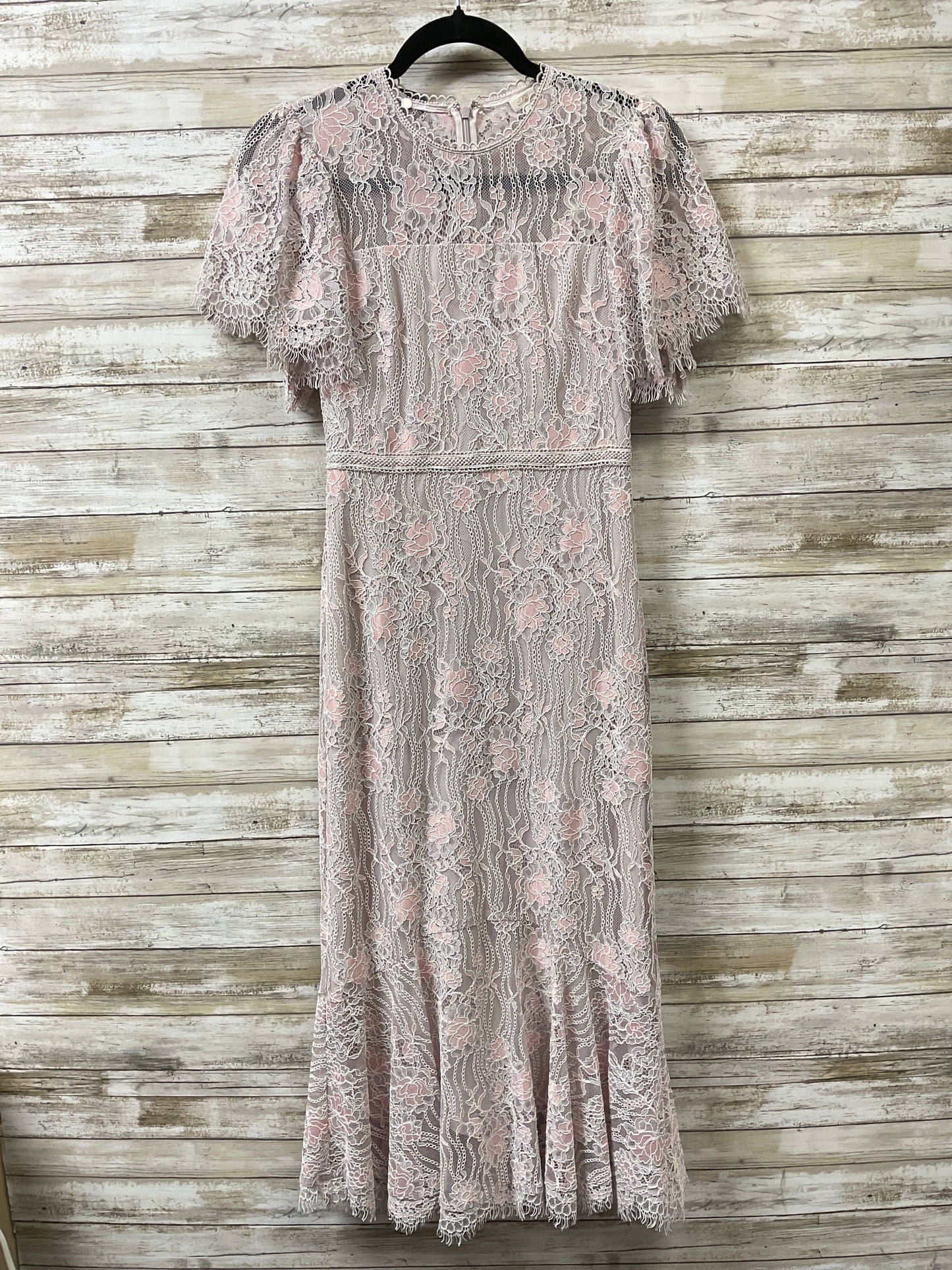 Dress Party Midi By Shoshanna In Pink, Size:0