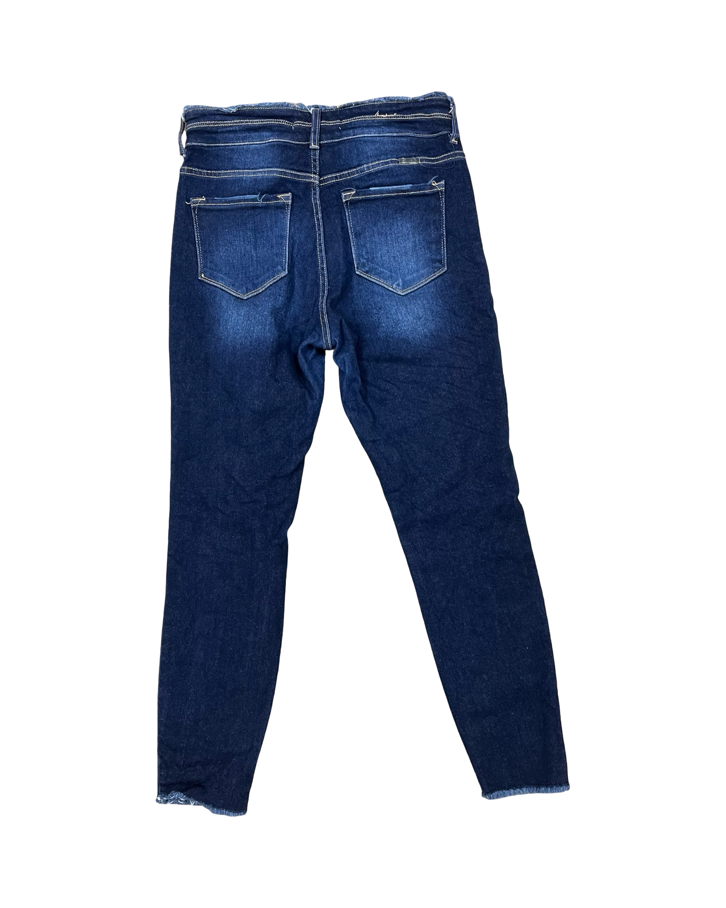 Jeans Skinny By Kancan In Blue Denim, Size:L