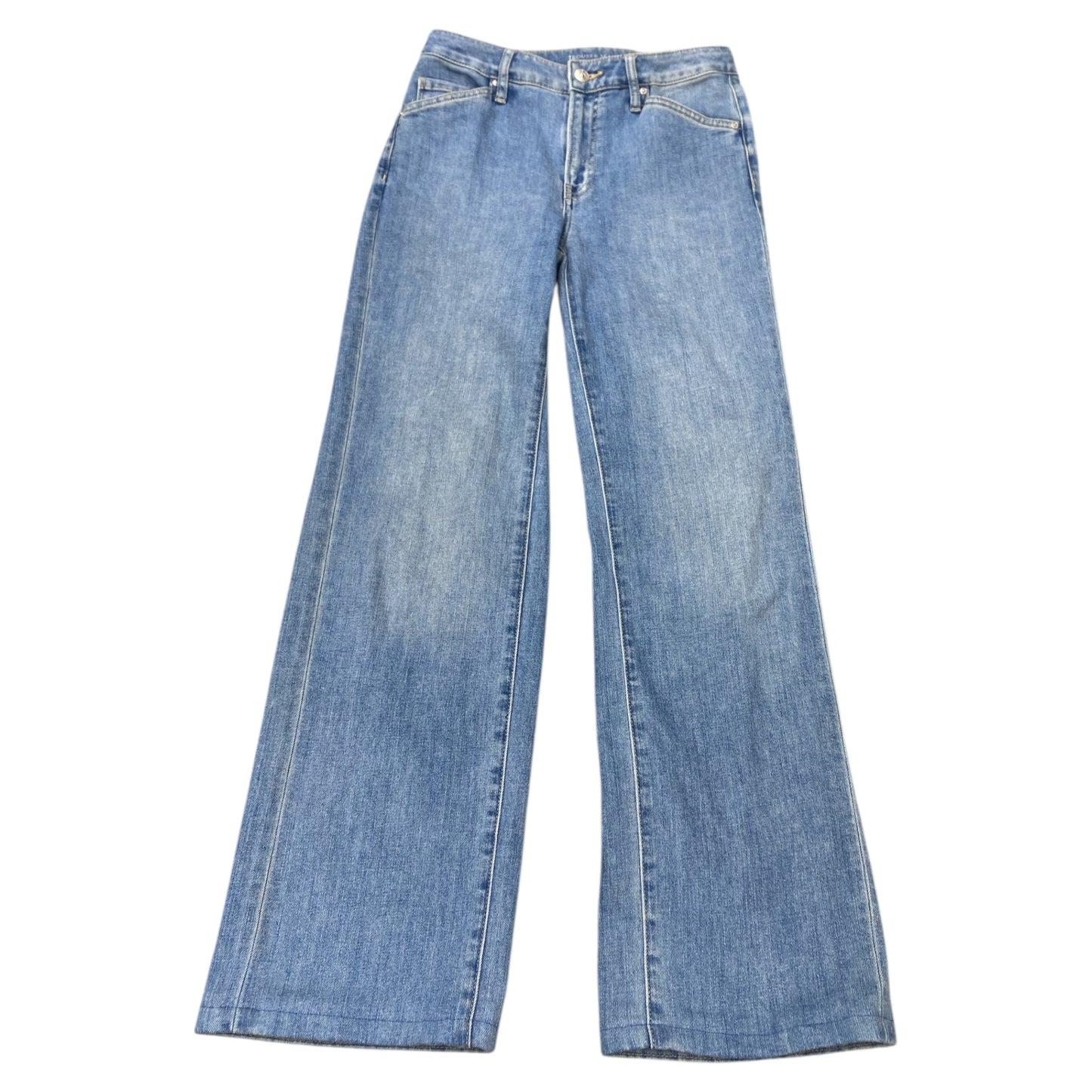 Jeans Straight By Chicos In Blue Denim, Size:0