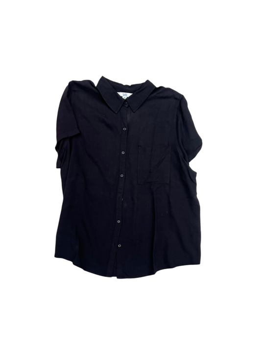 Top Ss By Croft And Barrow In Black, Size:Xxl