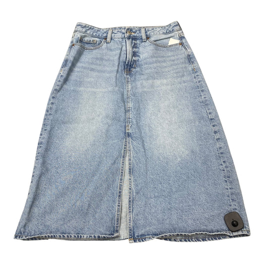Skirt Midi By Old Navy In Blue Denim, Size:10