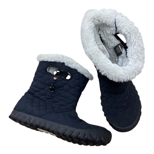 Boots Ankle Flats By Bogs In Black & Grey, Size:11