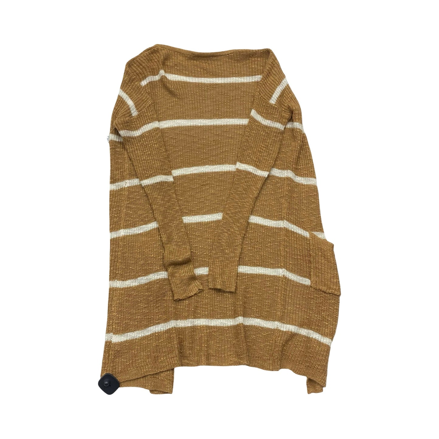 Sweater Cardigan By Talulah In Brown & White, Size:M