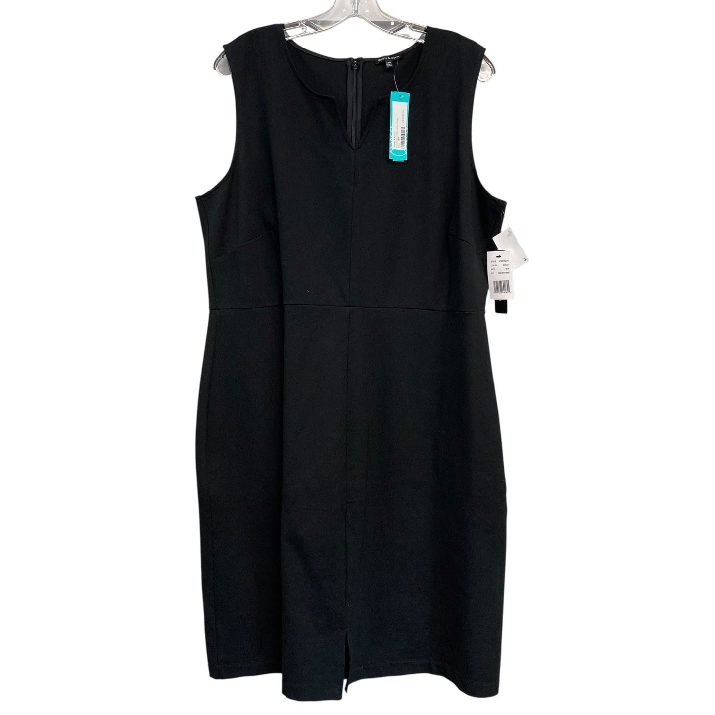 Dress Party Short By Violets and Roses In Black, Size:1X