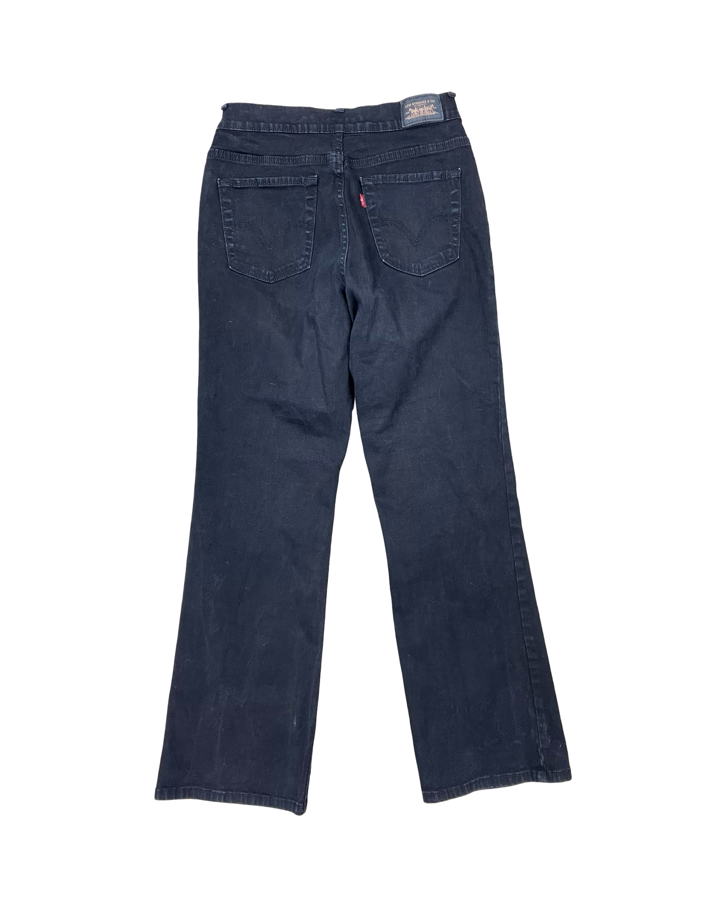 Jeans Boot Cut By Levis In Black, Size:10