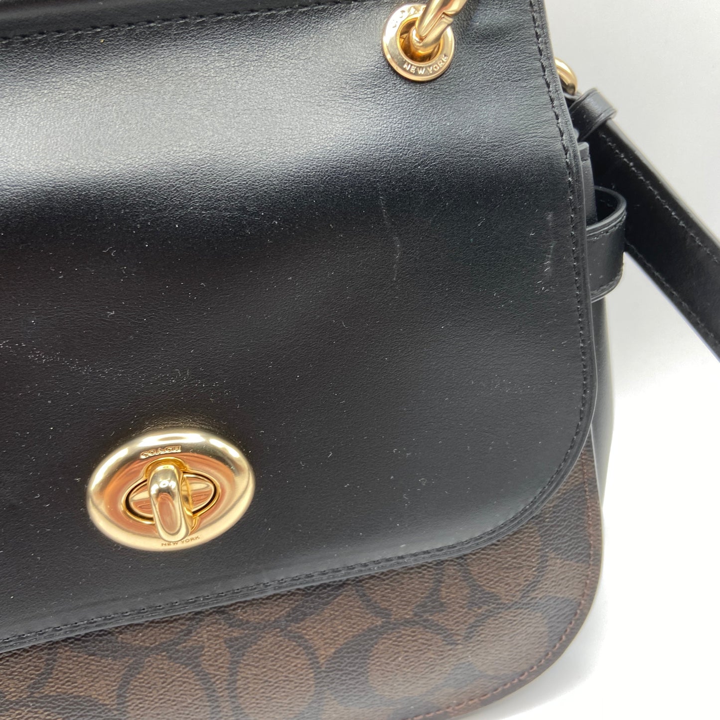 Crossbody Designer By Coach, Size: Small