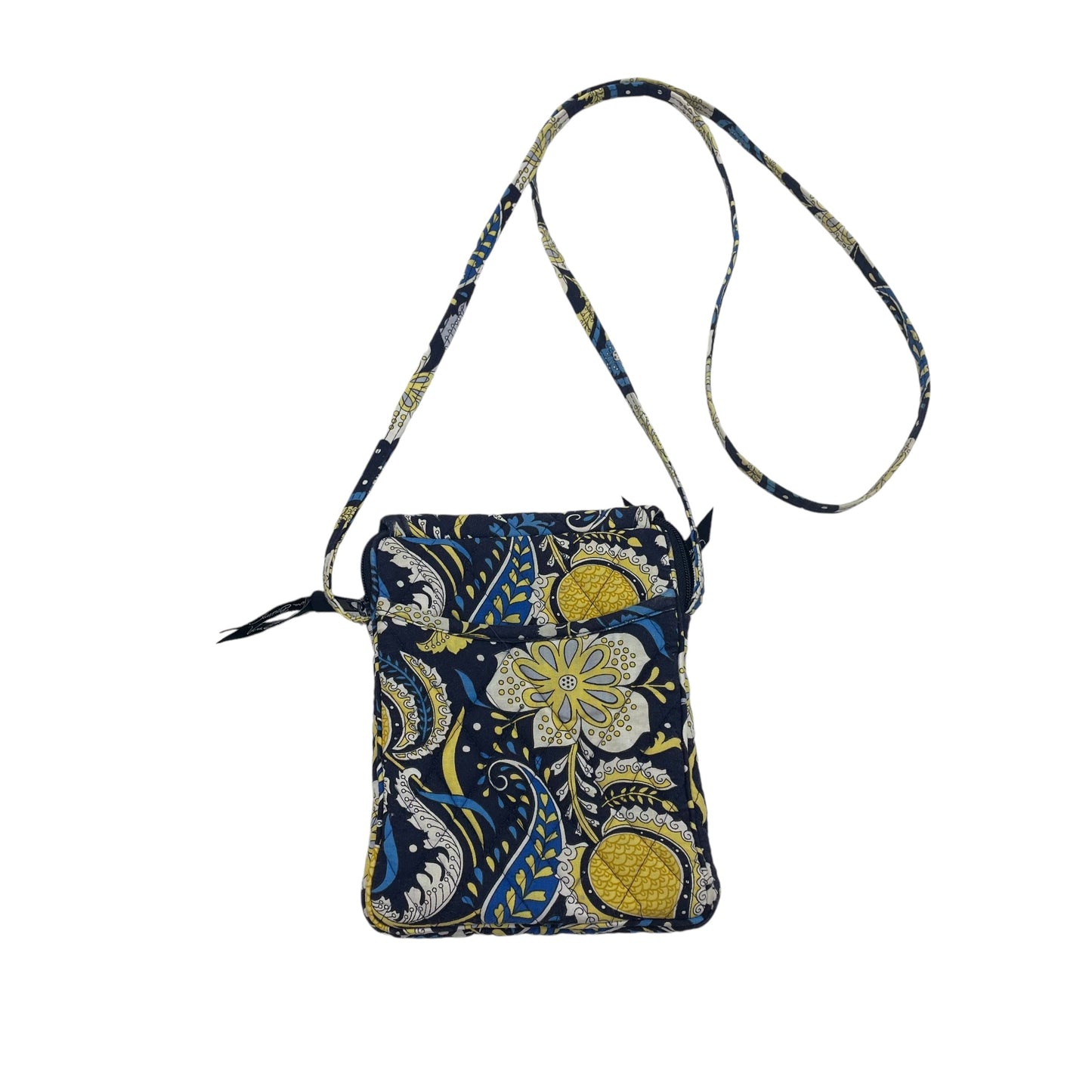 BLUE & YELLOW CROSSBODY by VERA BRADLEY Size:SMALL