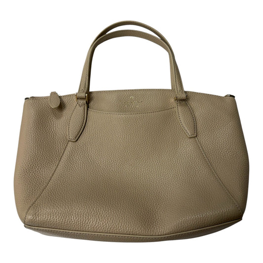 Handbag Designer By Kate Spade In Tan, Size:Medium