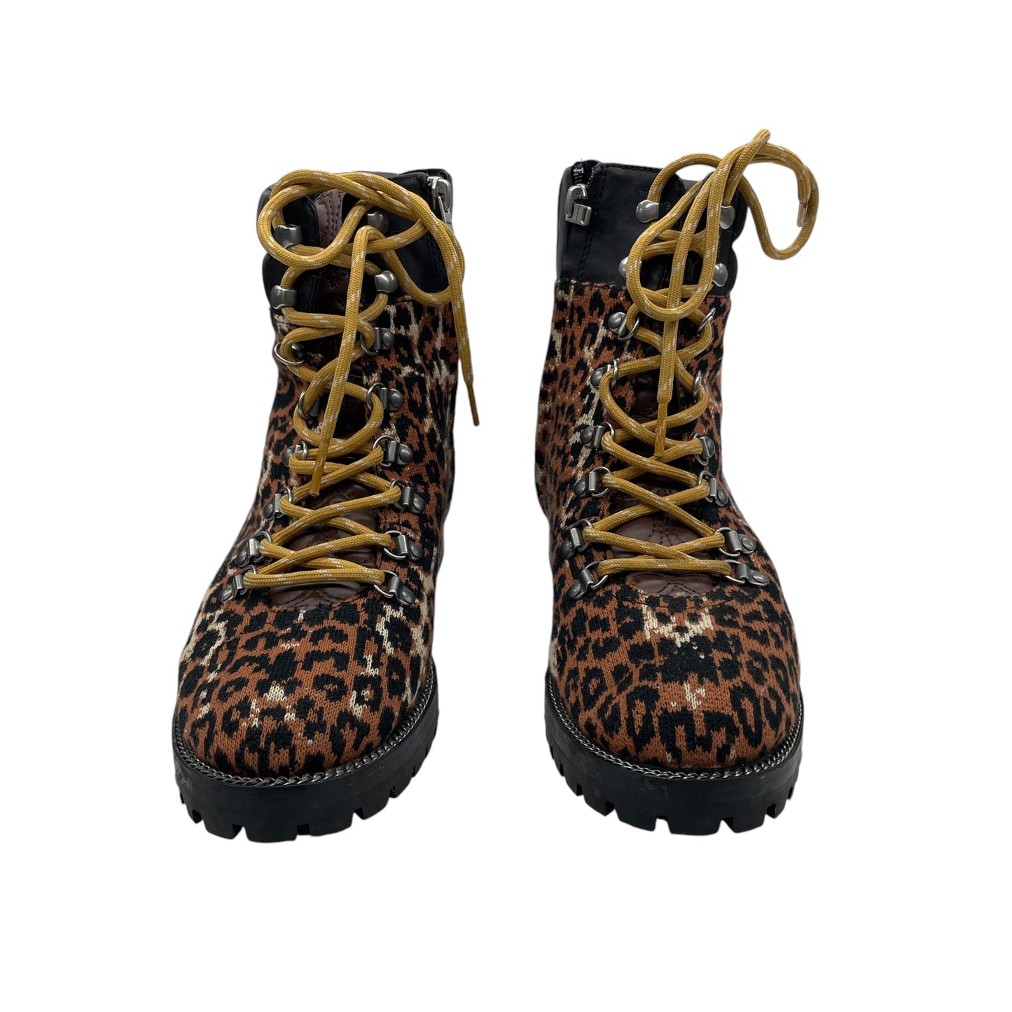 Boots Designer By Coach In Animal Print, Size:8