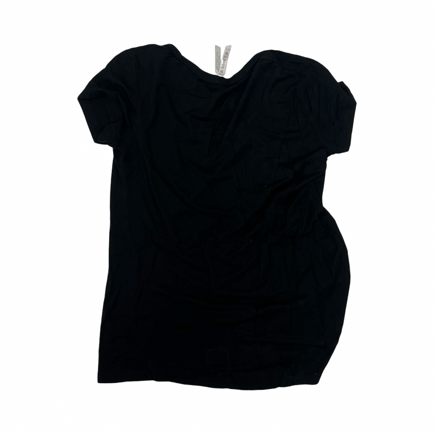 Top Ss Basic By Clothes Mentor In Black, Size:L