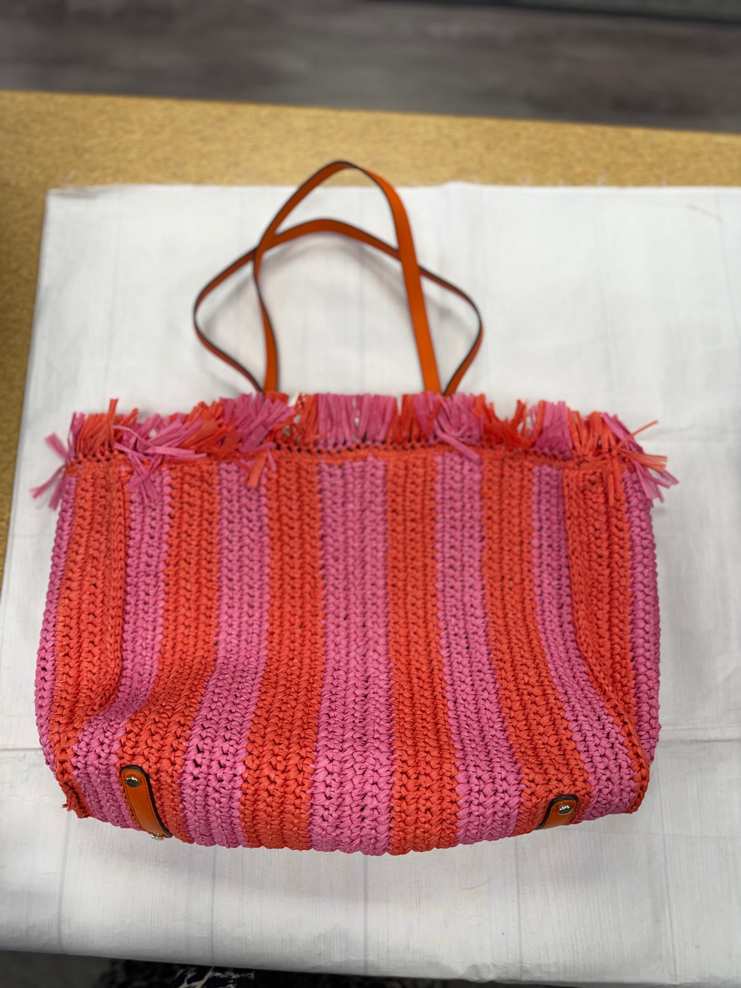 Tote Designer By Kate Spade In Pink, Size:Large