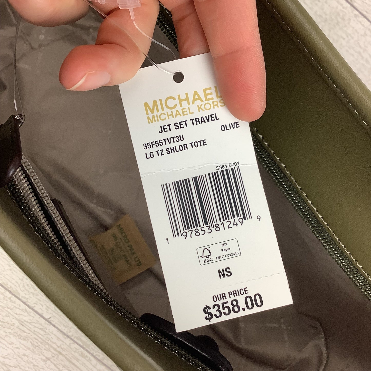 Handbag Designer By Michael Kors, Size: Large