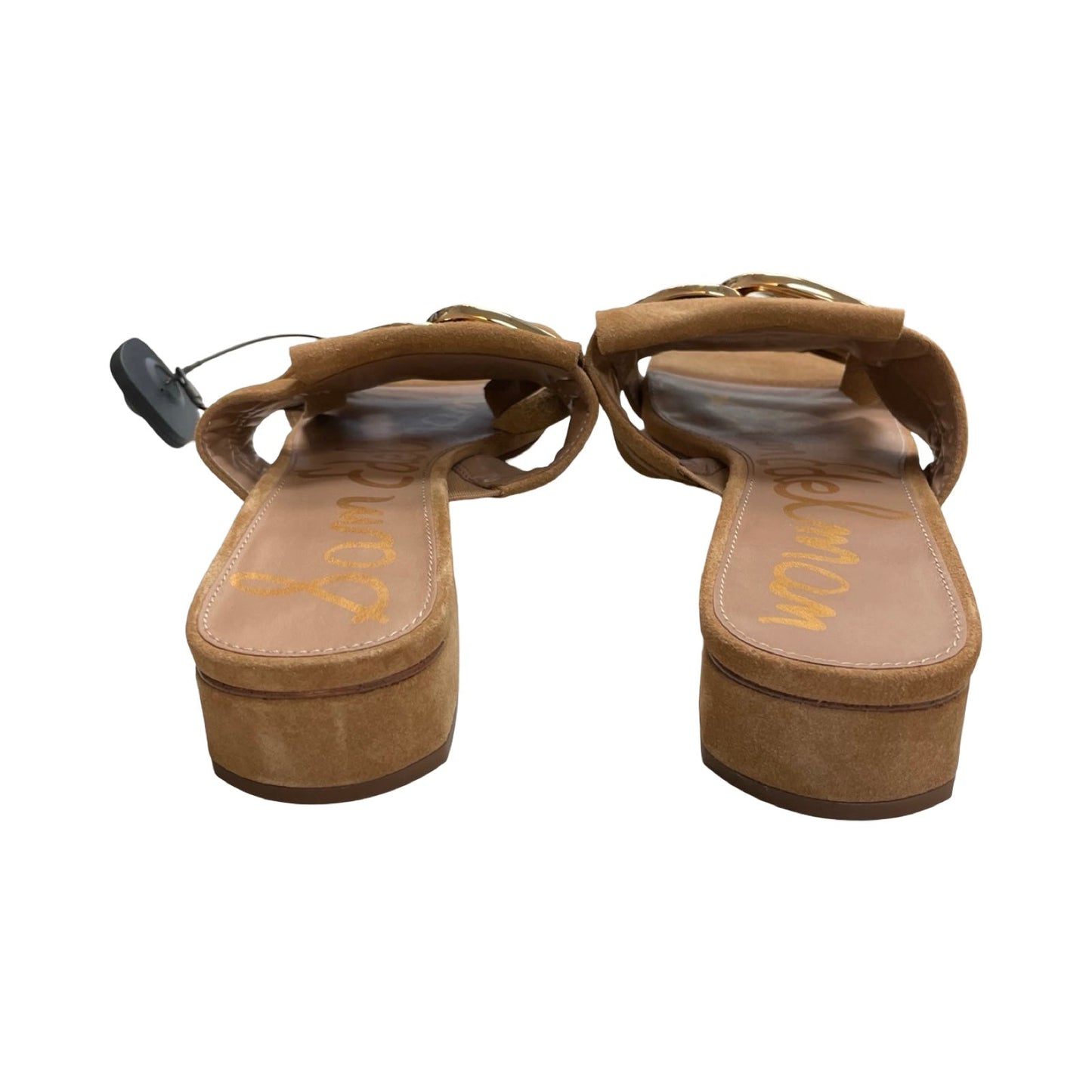 Sandals Heels Block By Sam Edelman In Tan, Size:11