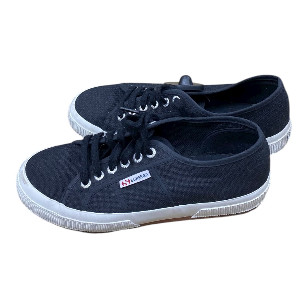 Shoes Sneakers By Superga In Black, Size:6.5