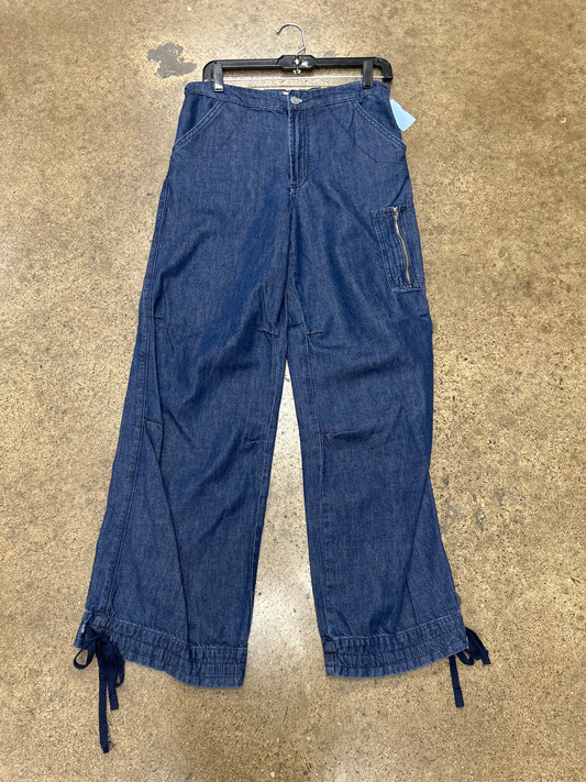 Jeans Wide Leg By Pilcro In Blue Denim, Size:4