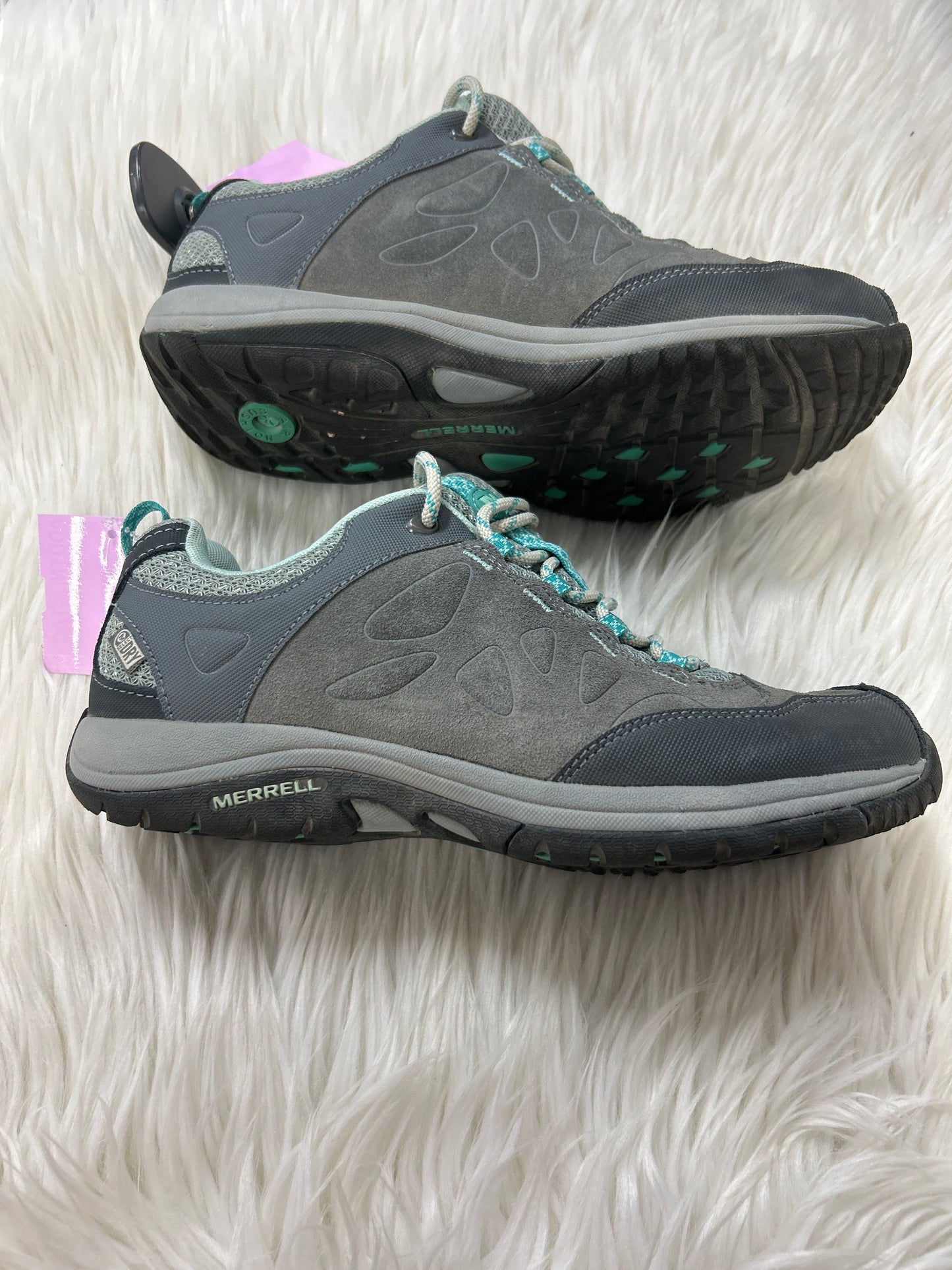 Shoes Hiking By Merrell In Grey, Size:8.5