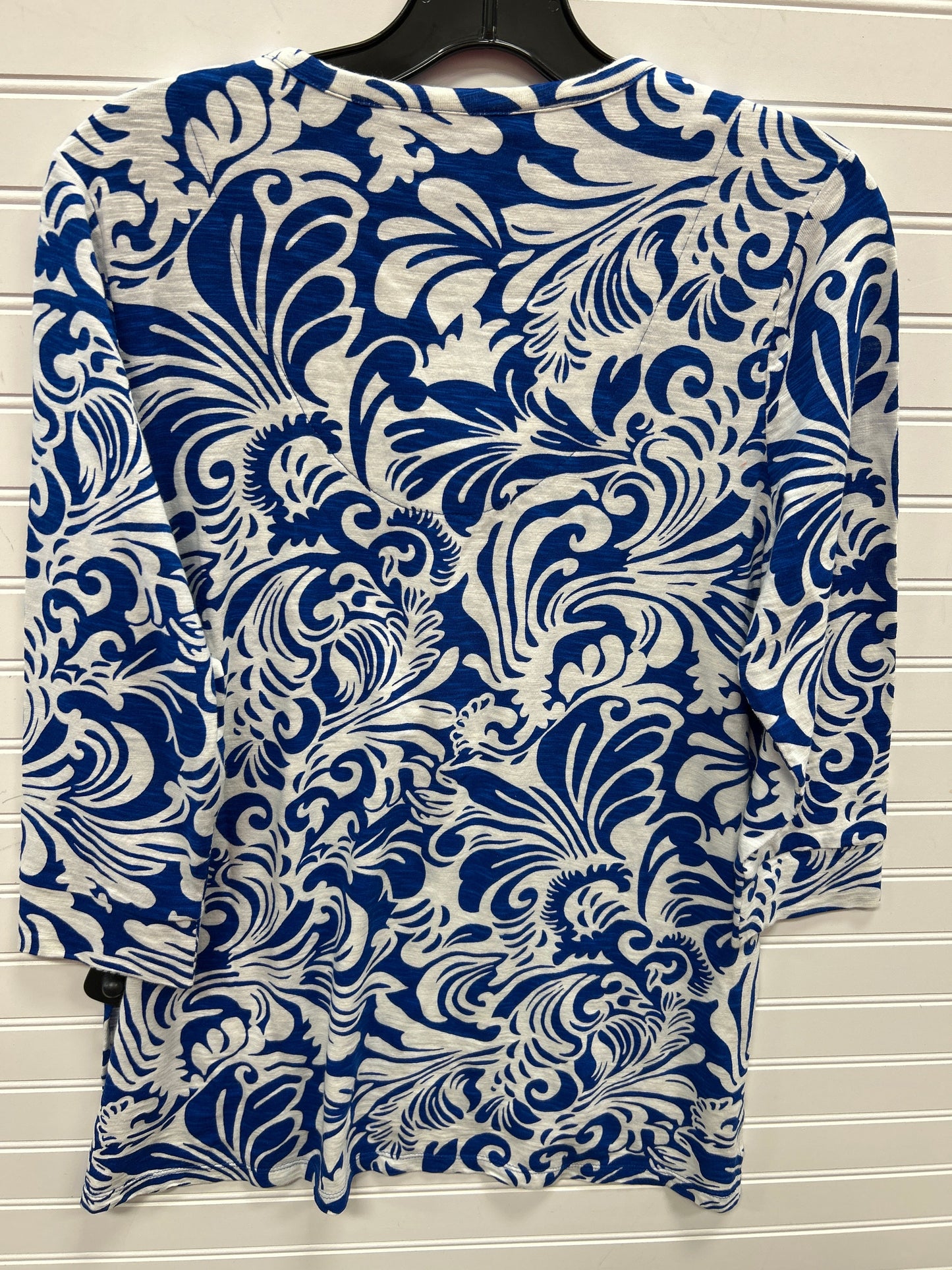 Top Ls By Chicos In Blue & White, Size:M