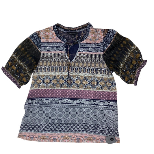 Top Ss By Lucky Brand In Blue, Size:Sp