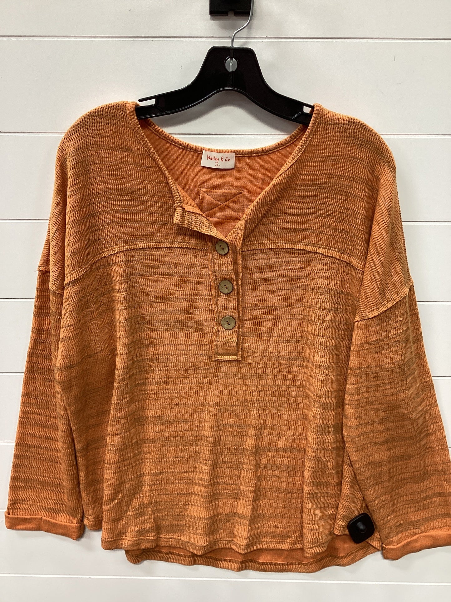 Top Ls By Hailey & Co In Orange, Size:L