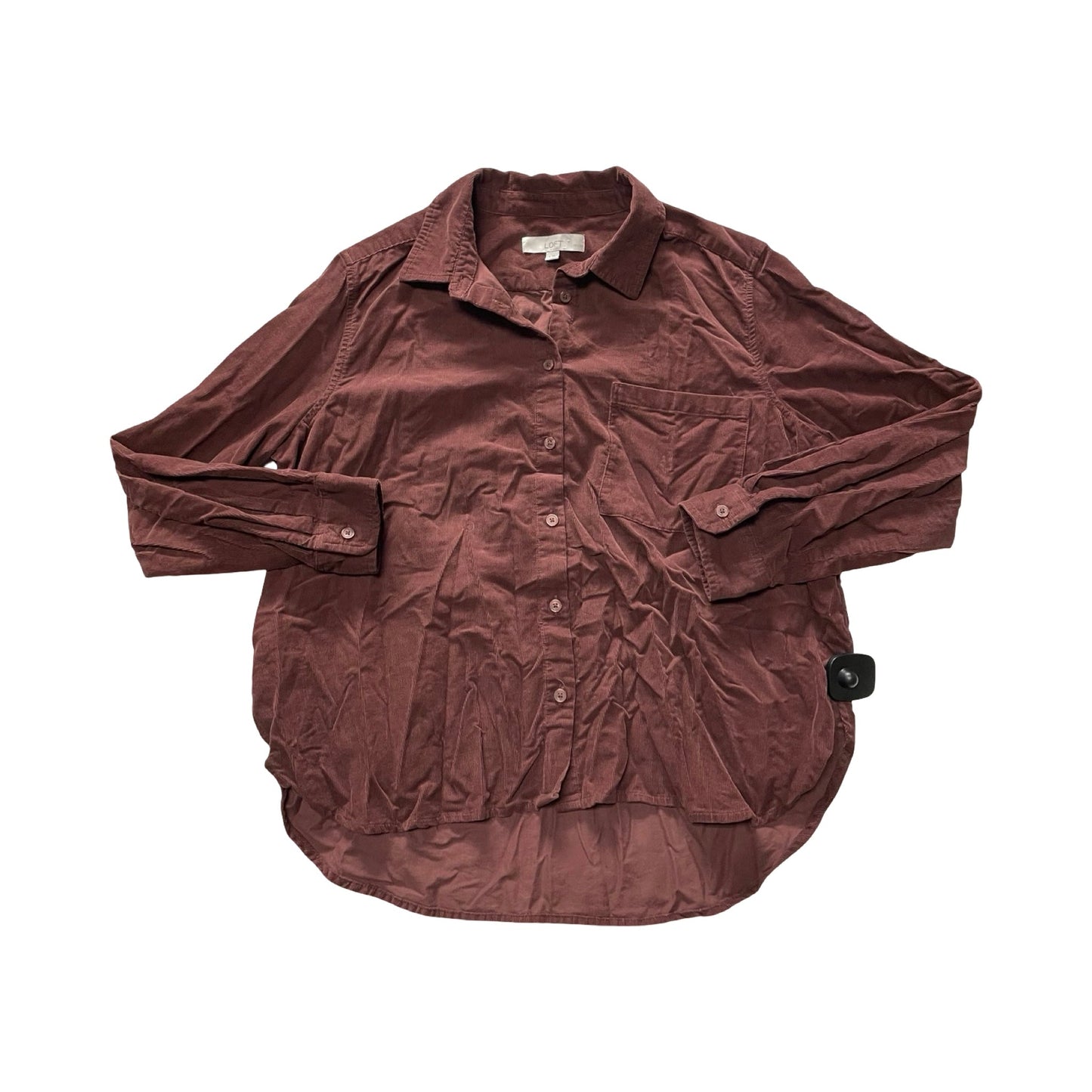 Top Ls By Loft In Brown, Size:Lp