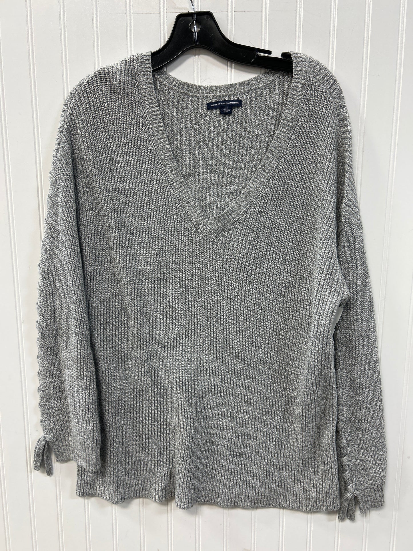 Sweater By American Eagle In Grey, Size:L