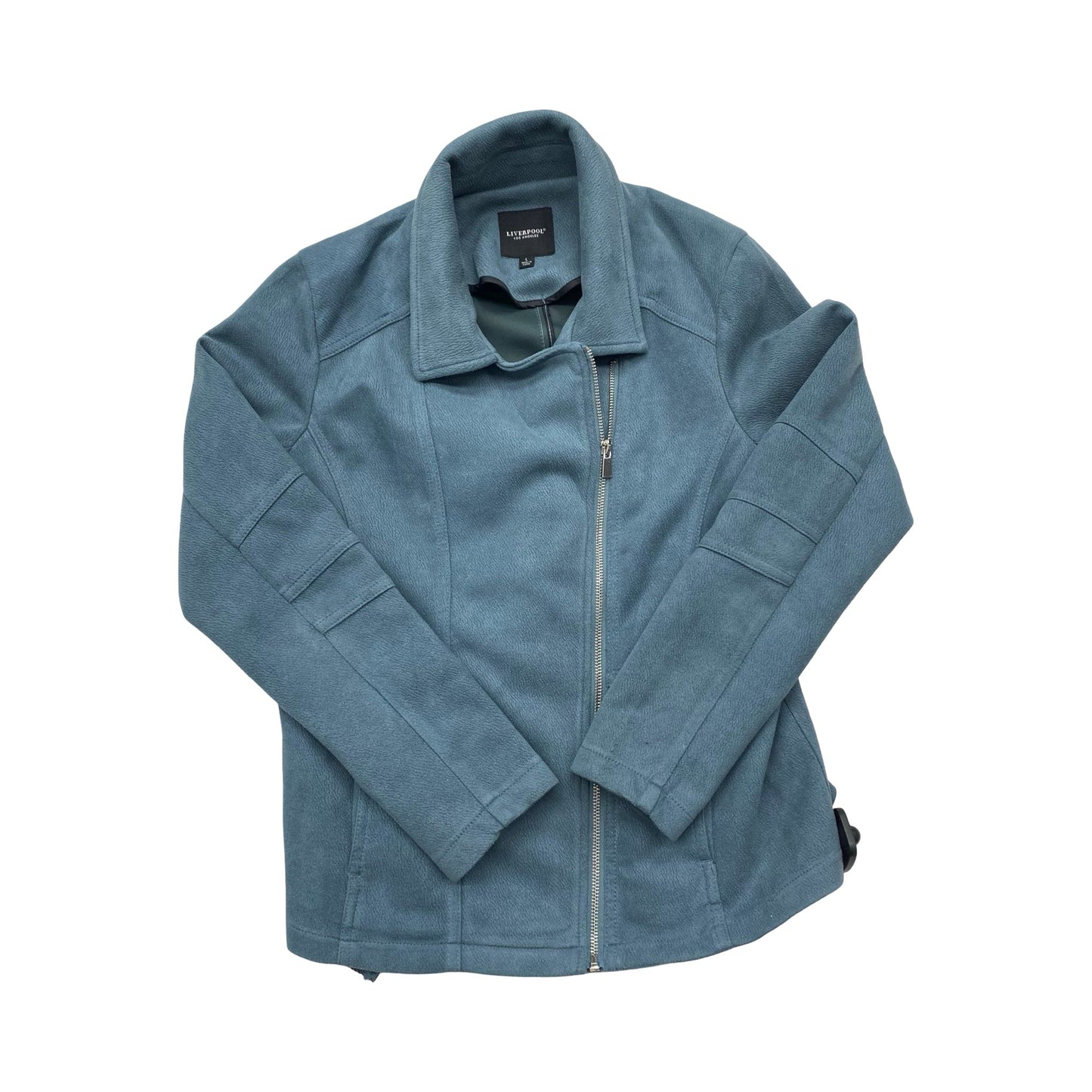 Jacket Moto By Liverpool In Blue, Size:L