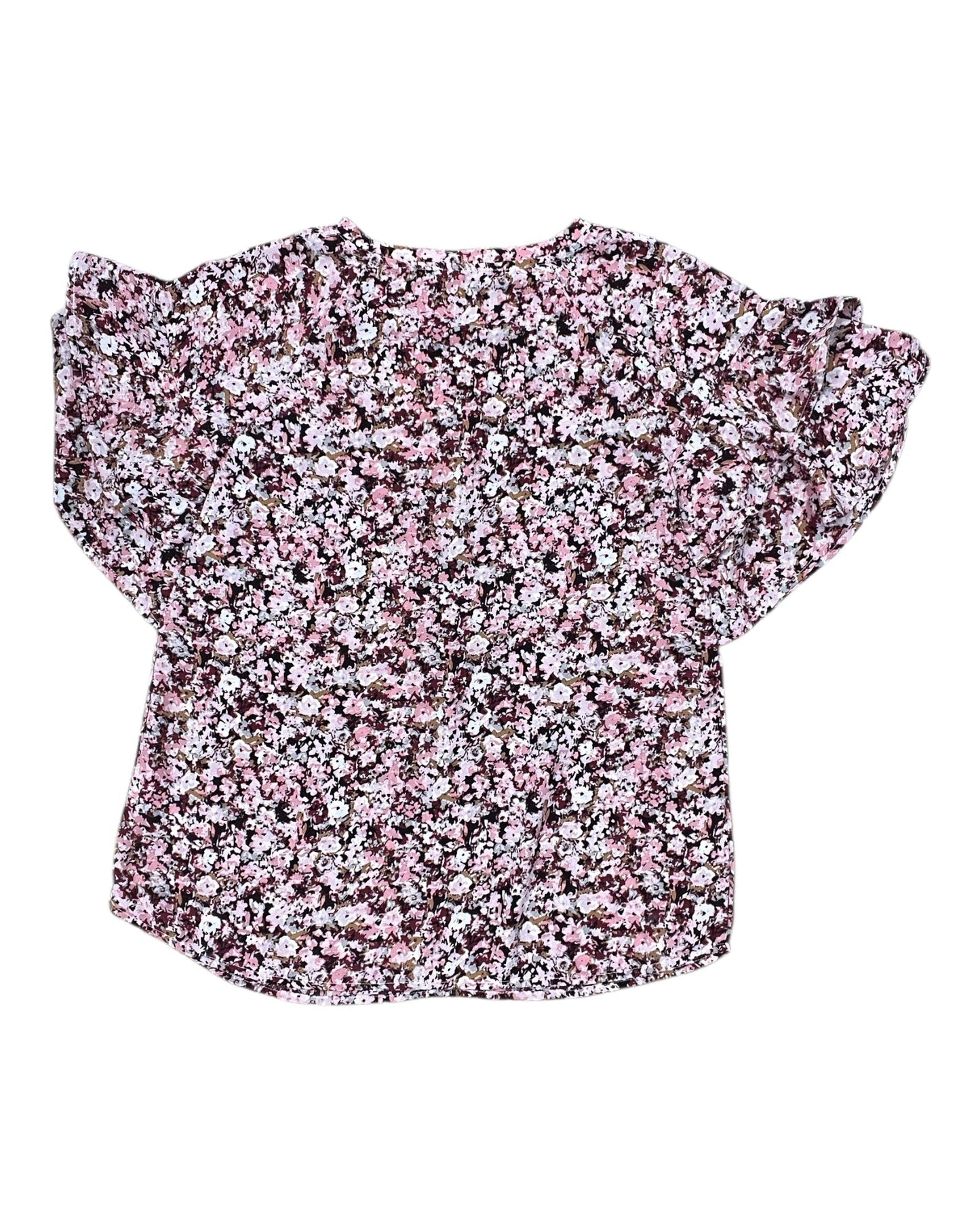 Top Ss By Maurices In Floral Print, Size:S