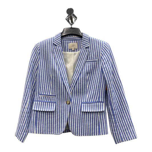 Blazer By Loft In Blue & White, Size:Xs