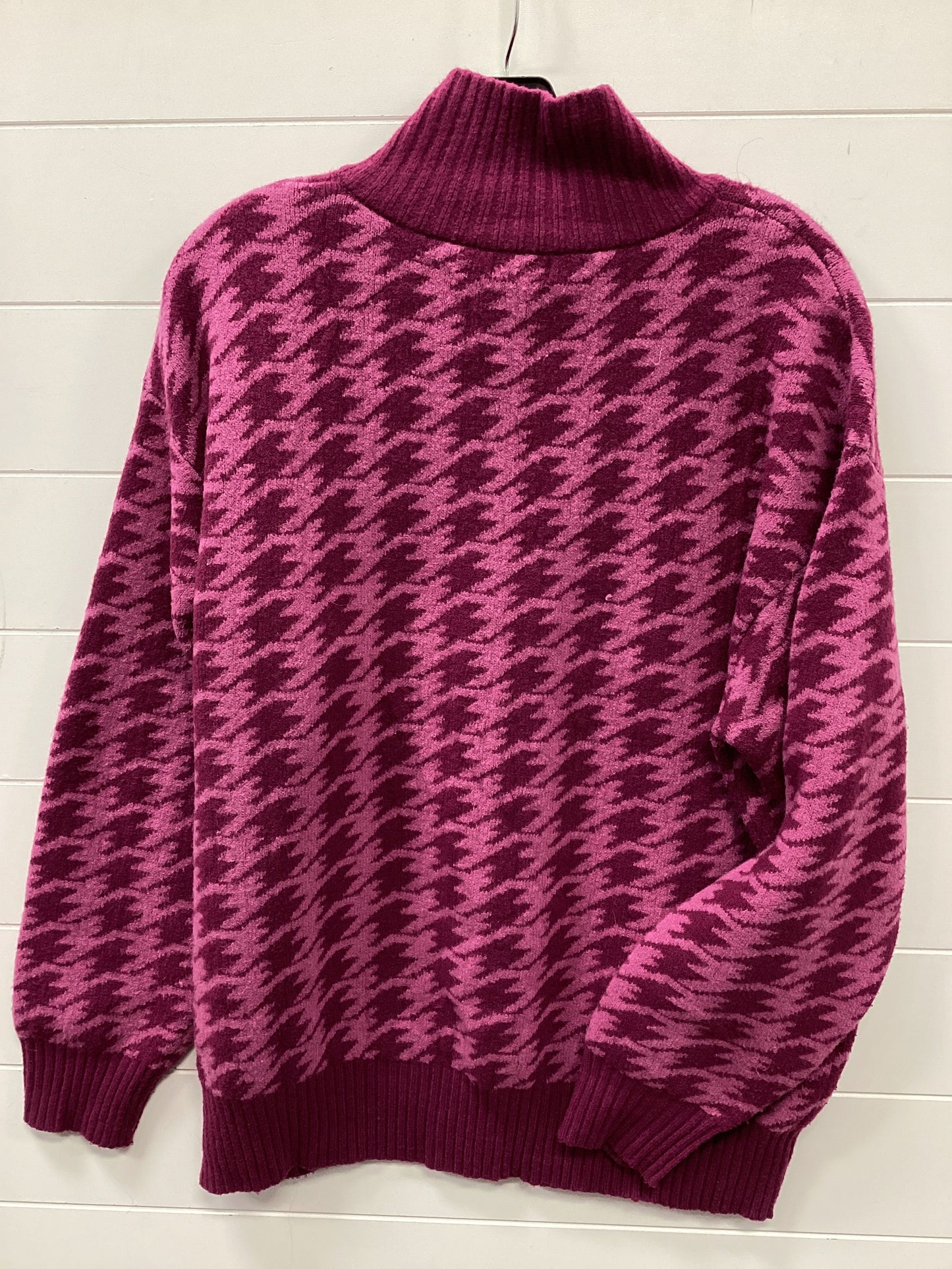 Jacket Fleece By Eddie Bauer In Purple, Size:M