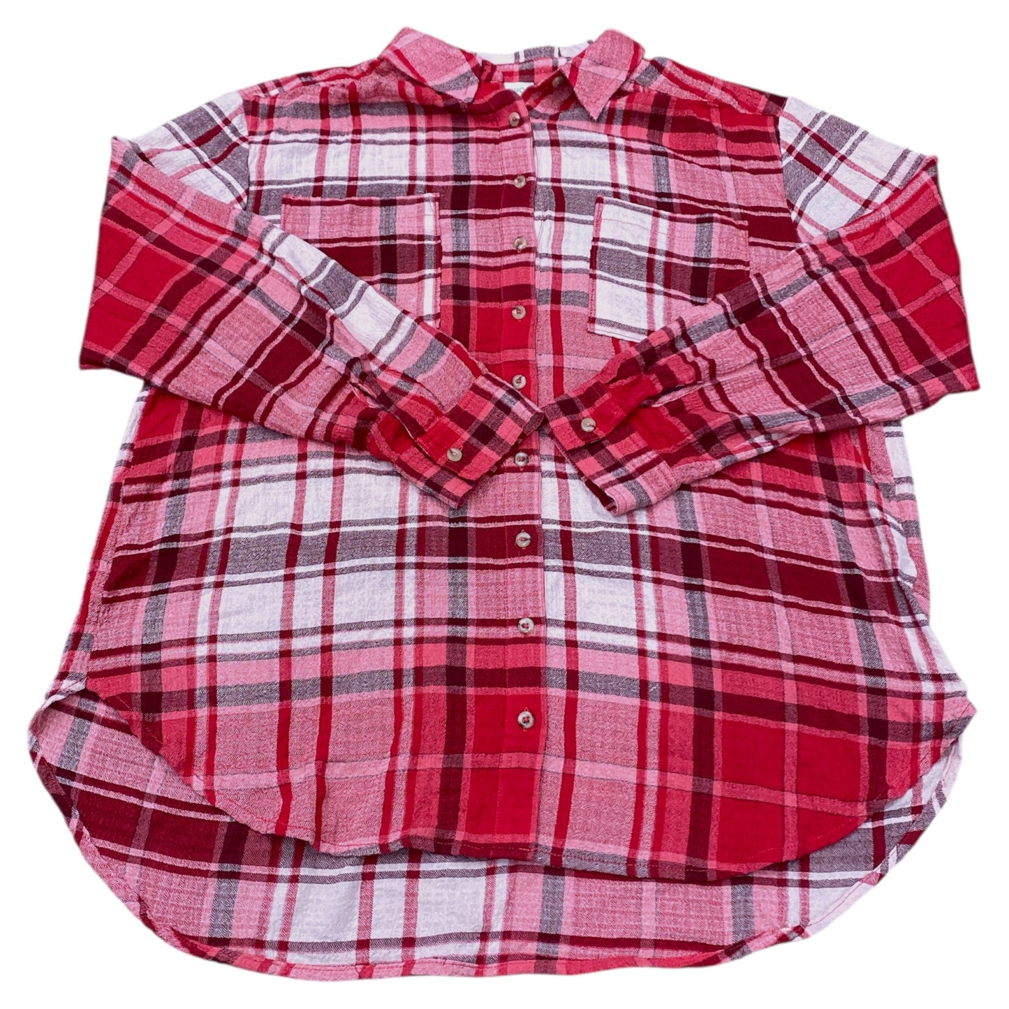 Top Ls By Pilcro In Red, Size:L