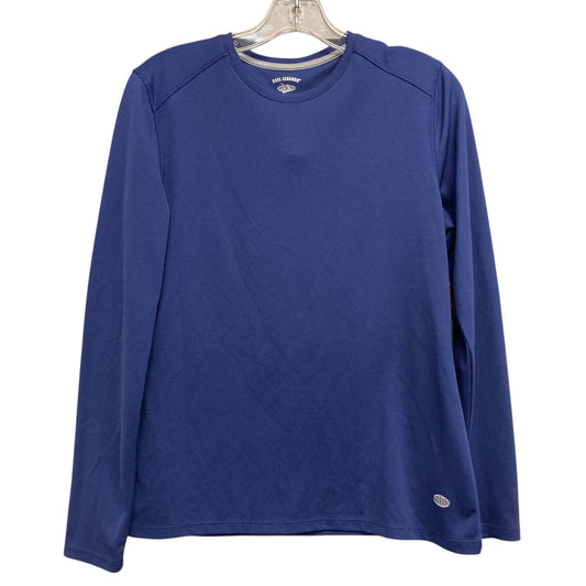Athletic Top Ls Crewneck By Reel Legends In Blue, Size:S