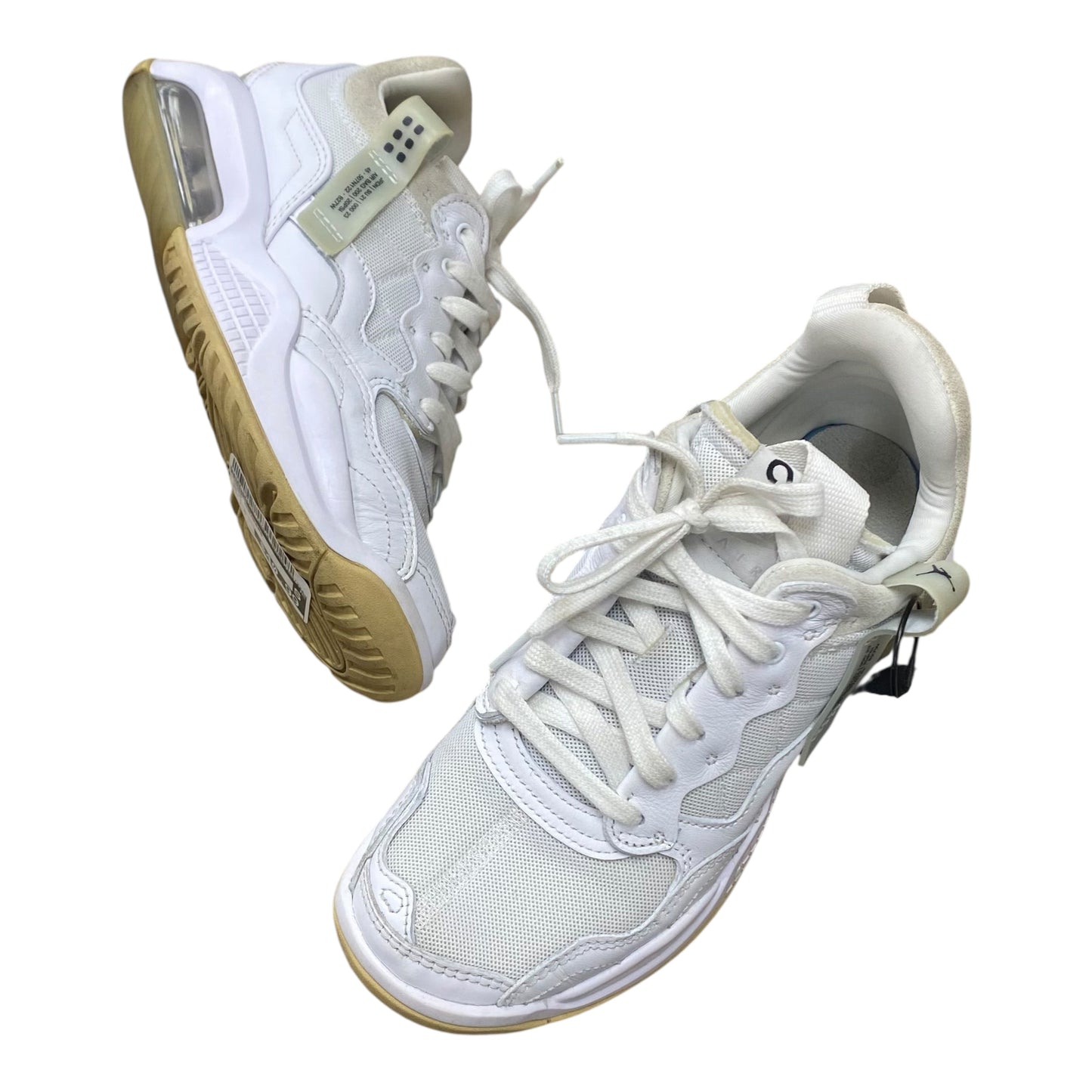 Shoes Sneakers By Jordan In White, Size:7.5