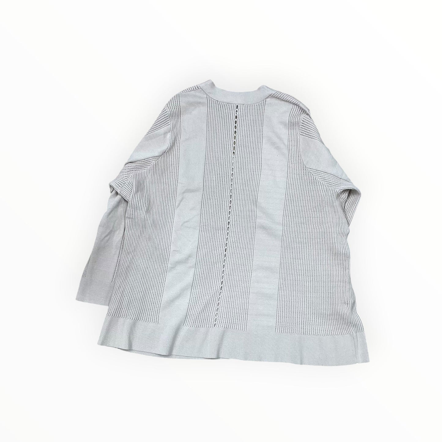 Cardigan By Cyrus In Tan, Size:2X