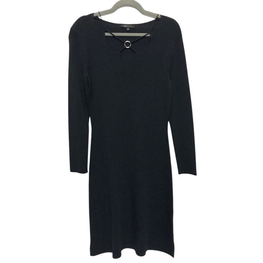 Dress Casual Midi By Bcbgmaxazria In Black, Size:M