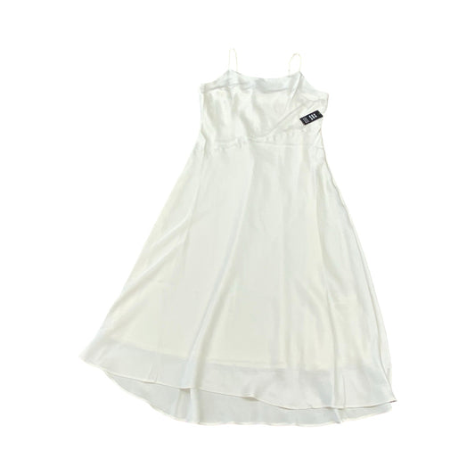 Dress Party Midi By Express In Cream, Size:L
