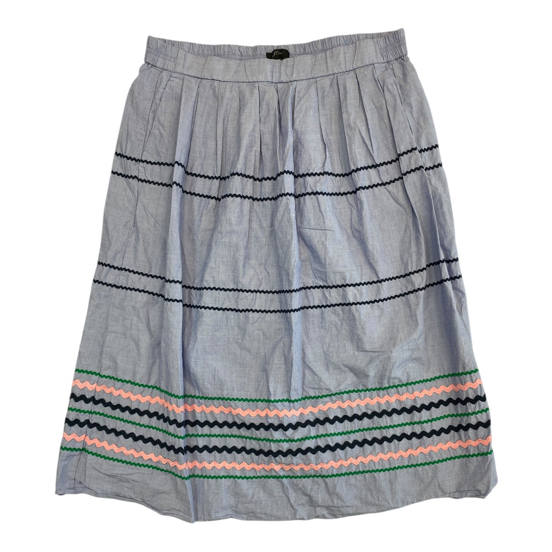 Skirt Midi By J. Crew In Purple, Size:L