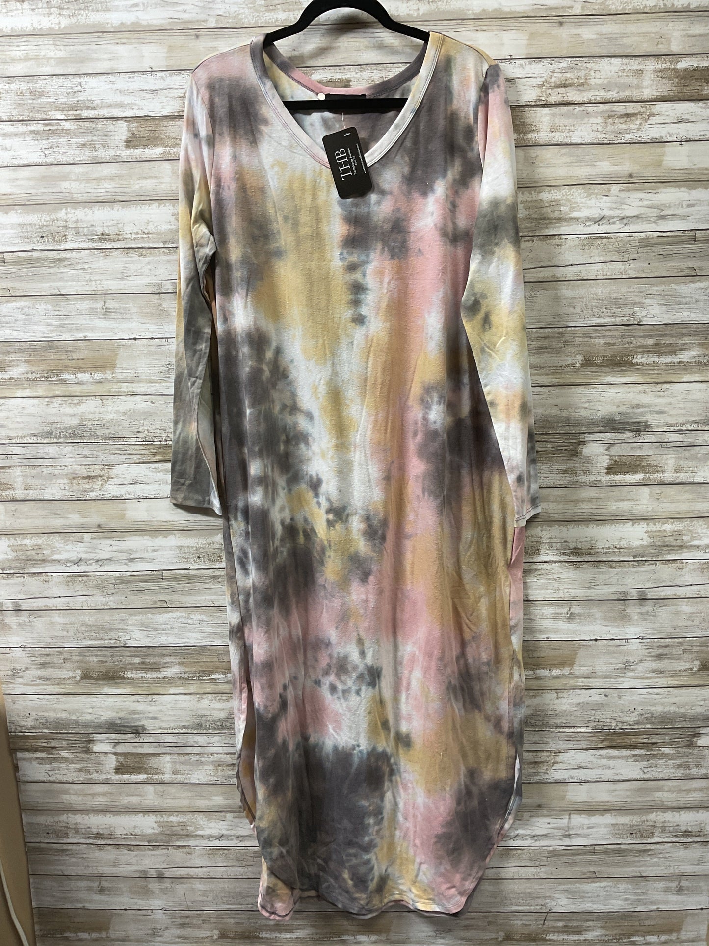 Dress Casual Maxi By Cme In Tie Dye Print, Size:2X