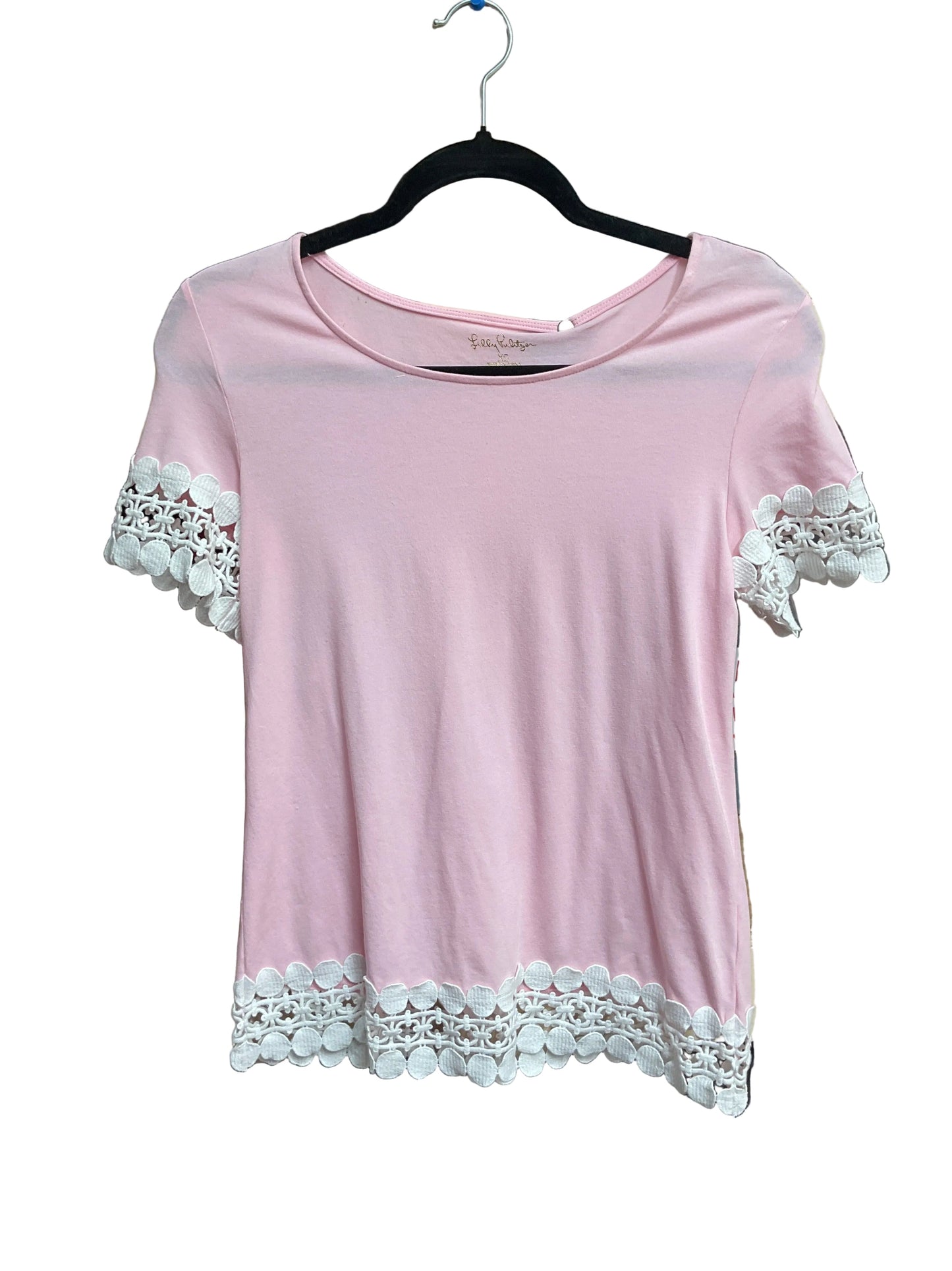 Top Ss Designer By Lilly Pulitzer In Pink, Size:Xs