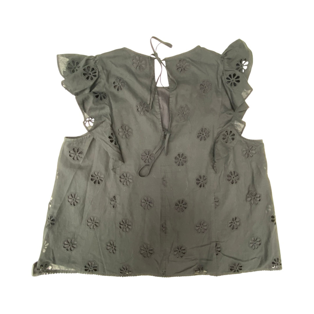 Top Sleeveless Designer By Kate Spade In Black, Size:Xxl