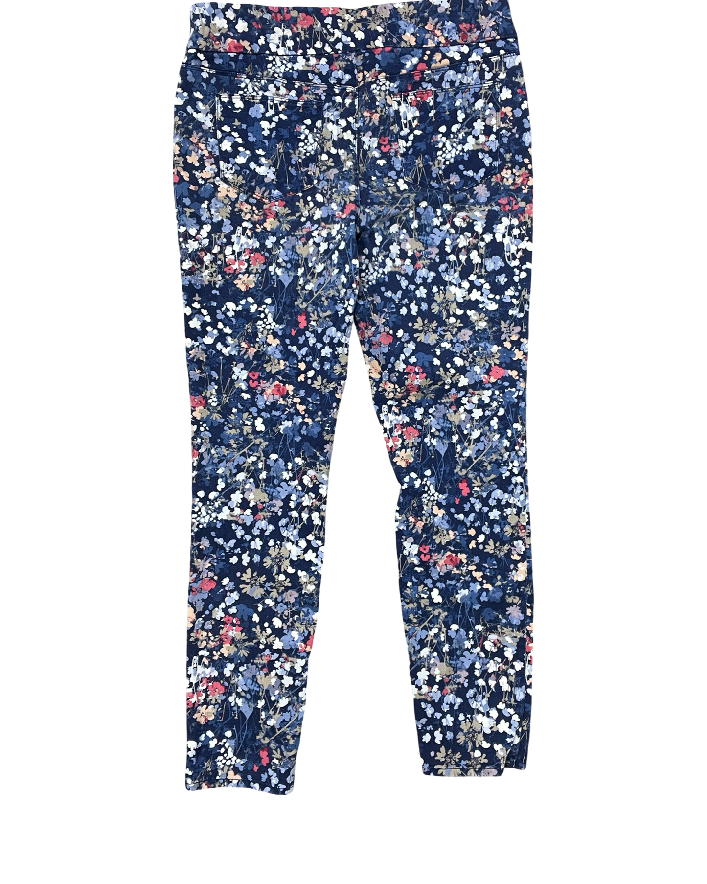 Jeans Straight By Chicos In Blue & Pink, Size:M