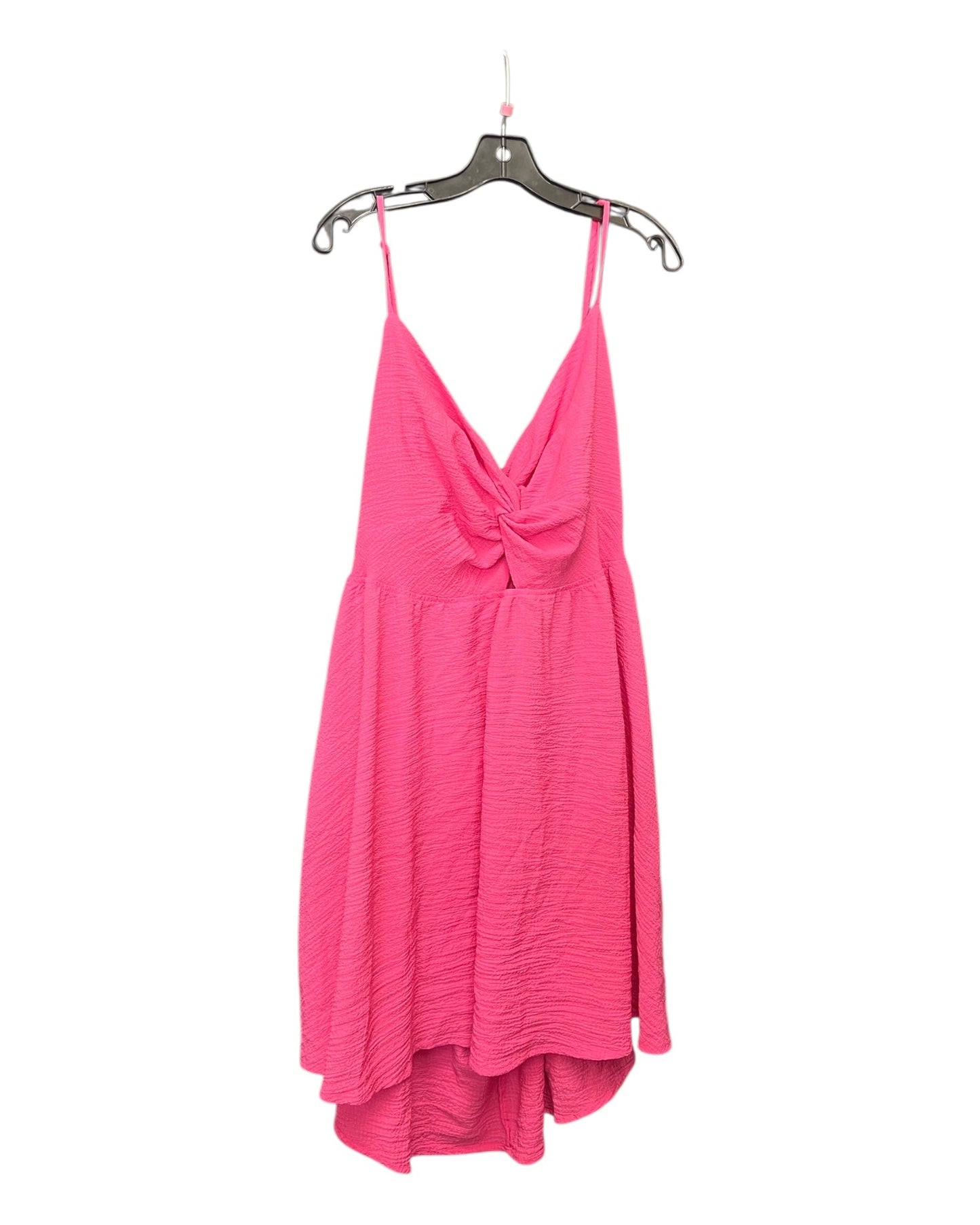 Dress Casual Midi By Shein In Pink, Size:4X