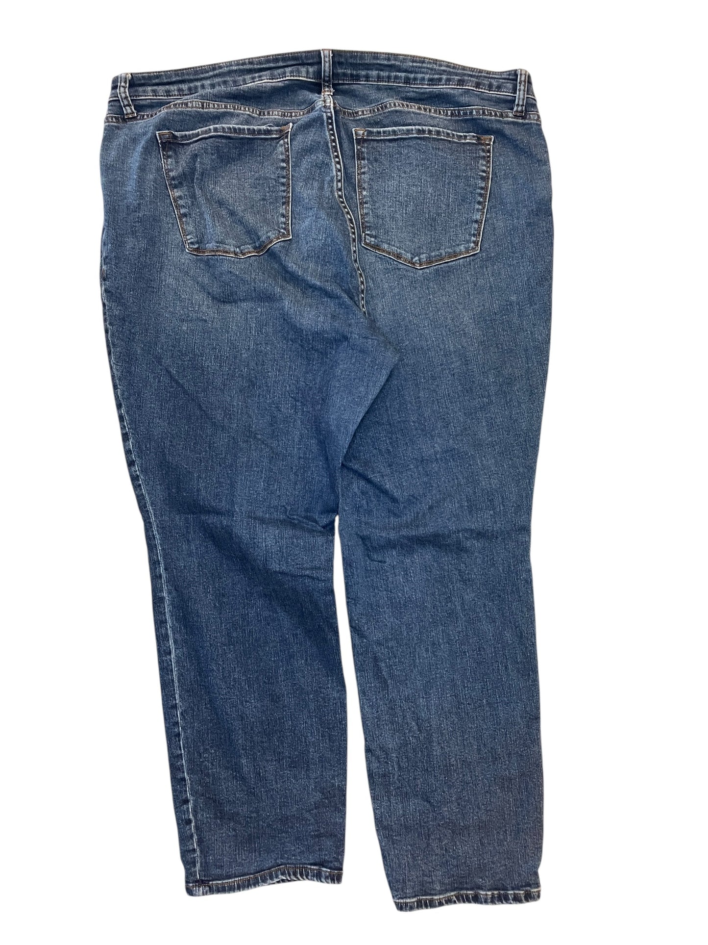 Jeans Straight By Sts Blue In Blue Denim, Size:24