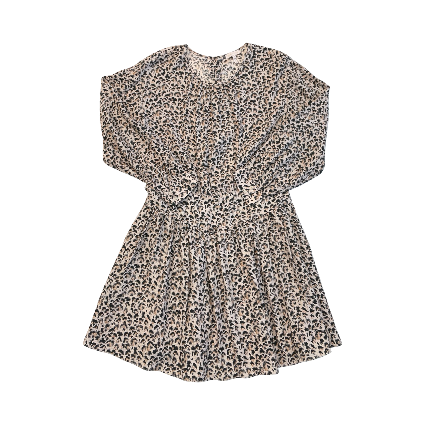 Dress Casual Midi By Rebecca Taylor In Animal Print, Size:8