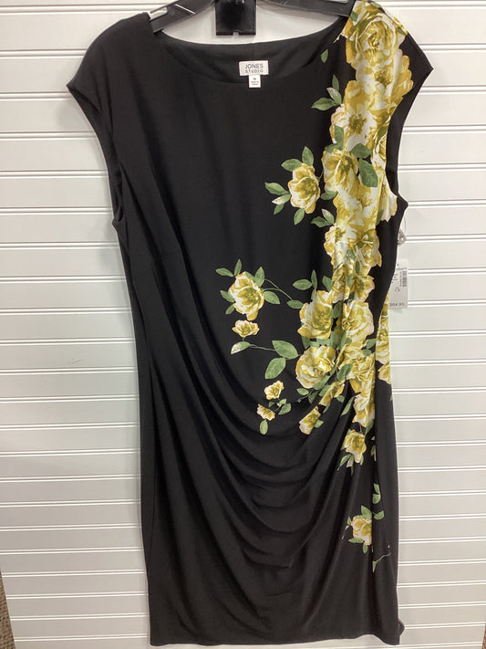 Dress Work By Jones Studio In Black, Size:1X