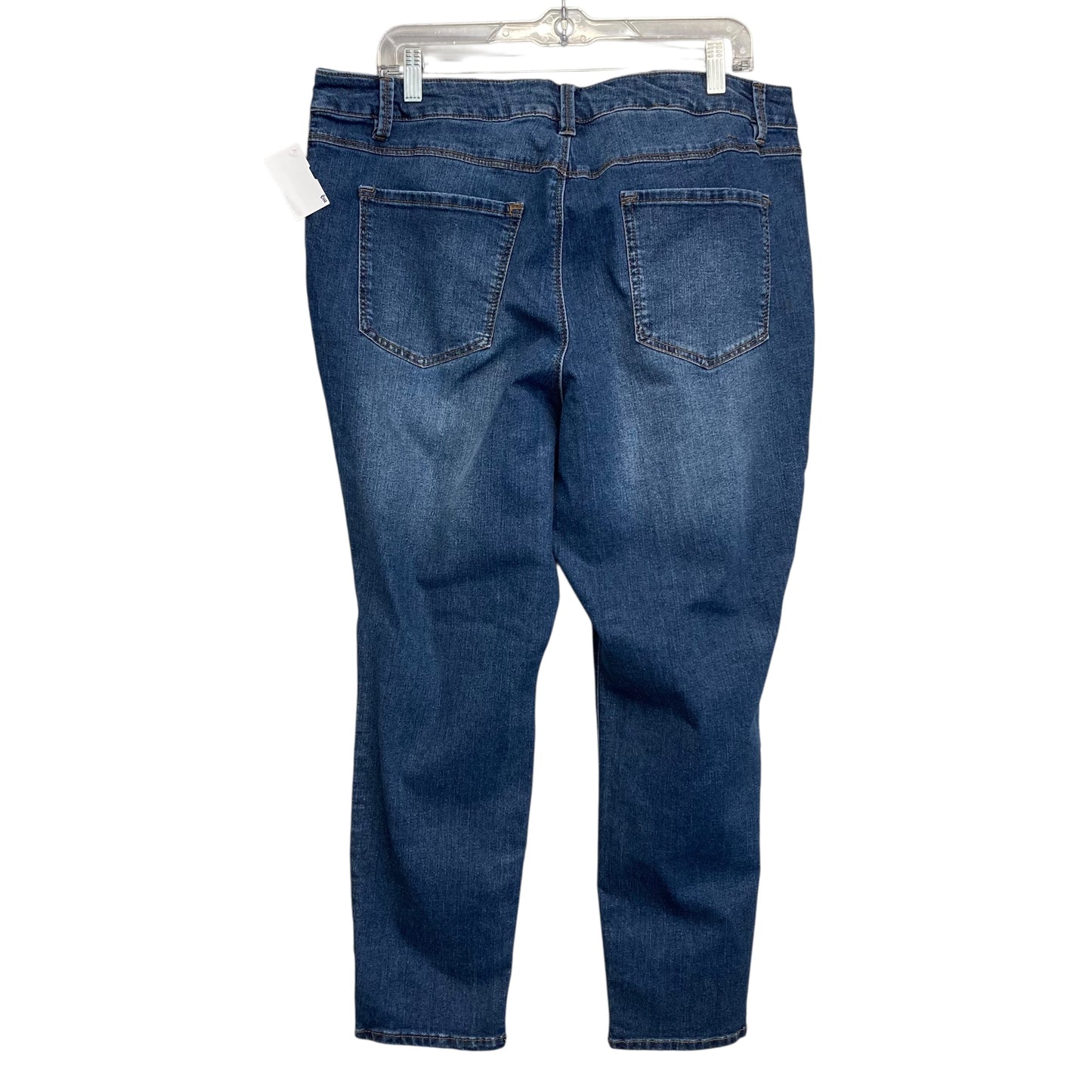 Jeans Boot Cut By D Jeans In Blue Denim, Size:18